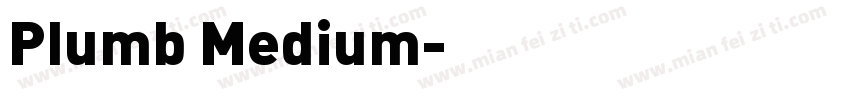 Plumb Medium字体转换